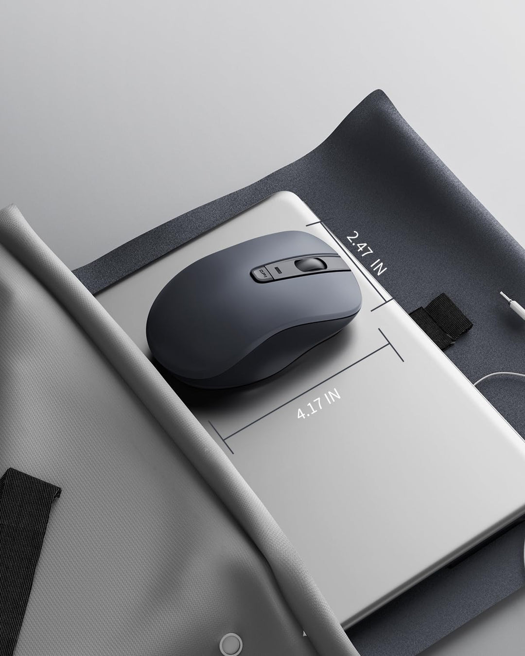 Lenovo Maus kabellos WL300, Wireless Bluetooth Mouse mit leise Klicks, Wireless Computer Mouse,3 Ein