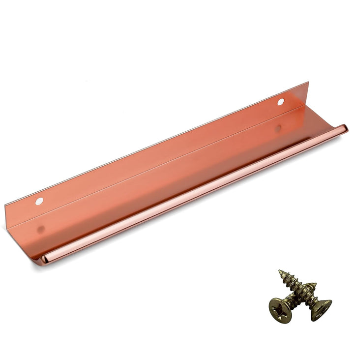 M4TEC Verdeckte Fingerzug-Griffe aus Metall Kantendesign Moderne Küchentürgriffe Schrankzuggriffe Sc