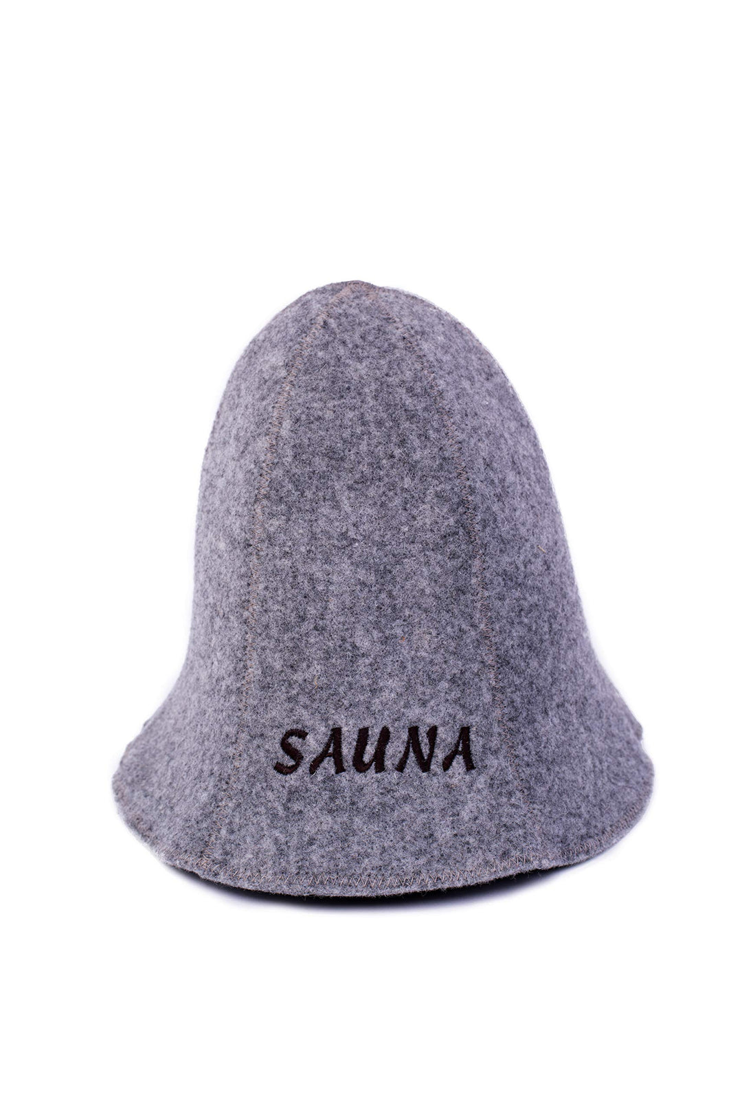 Saunahut Wolle mit Stickerei für Damen und Herren, Wellness Mütze Premium Qualität (DE/NL/SE/PL, Num