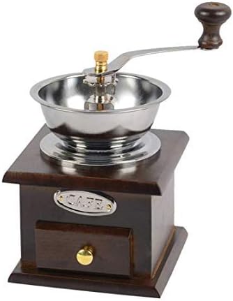 Longbow Kaffeemühle manuell Retro-Stil Keramikmahlwerk für Kaffeebohnen Pfeffer und andere Gewürze