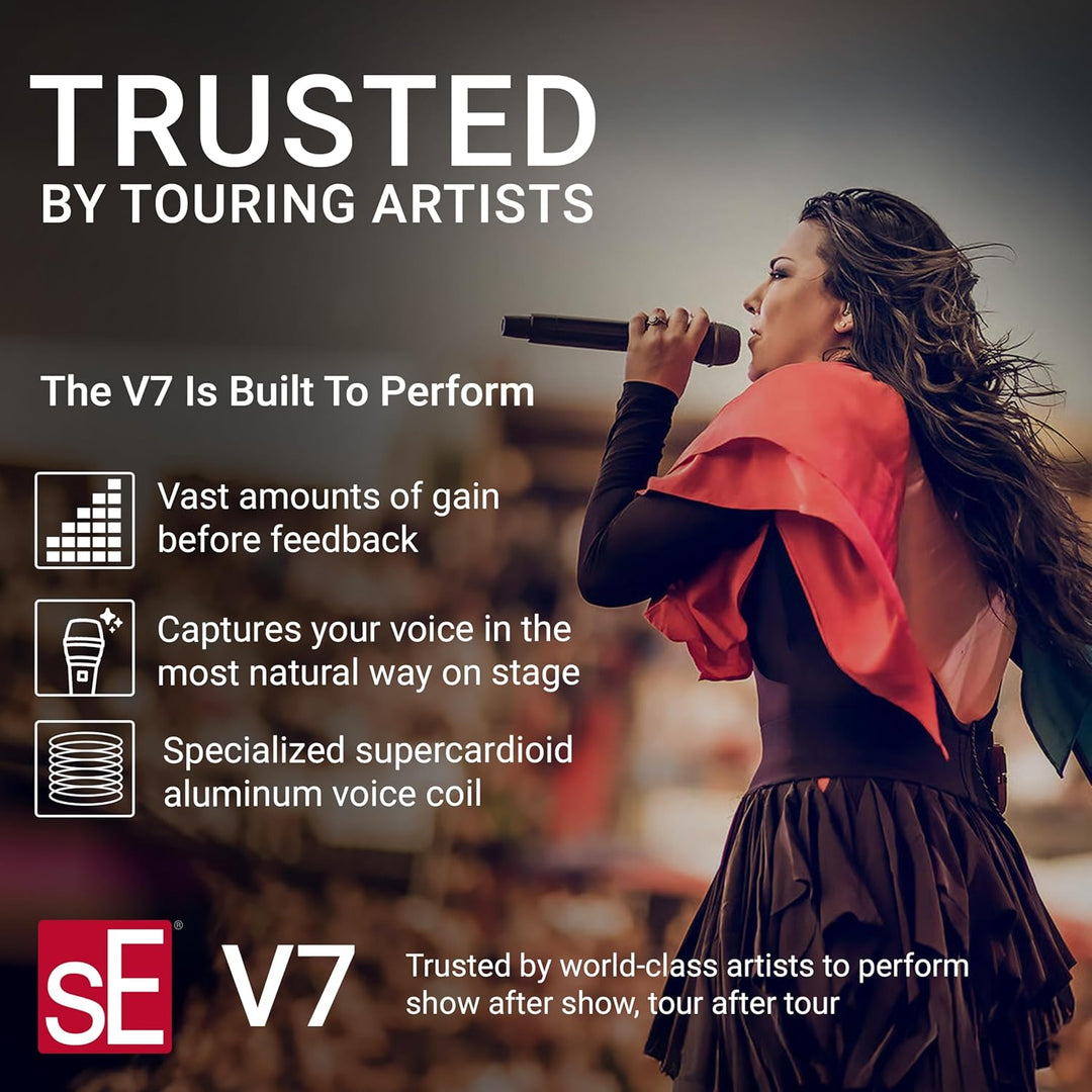 SE ELECTRONICS V7 Red - Gesangsmikrofon