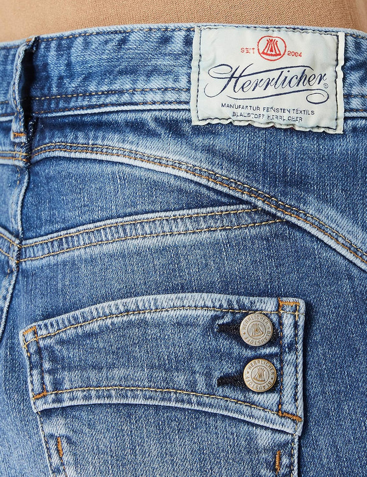 Herrlicher Damen Piper Hi Conic Recycled Denim Jeans 25W / 30L Retro Marvel 869, 25W / 30L Retro Mar
