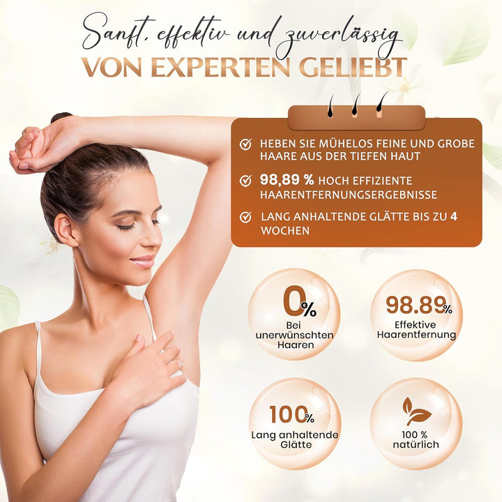 1 kg Dermawax Vanille Wachs Filmwachs Premium Heisswachs Waxing Perlen Wachsperlen ohne Wachsstreife
