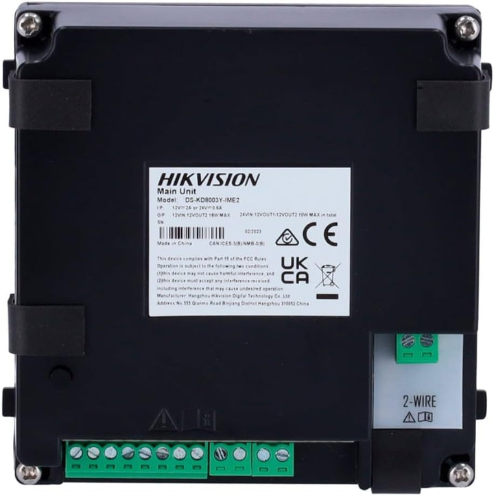 Hikvision DS-KD8003Y-IME2(O-STD)/Europe BV, professionelle Objektsicherheit, Intercom Videogegenspre