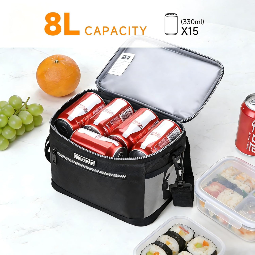 Kato Tirrinia Lunchtasche Isoliert für Männer, Essenstasche Kühltasche Picknicktasche mit Verstellba