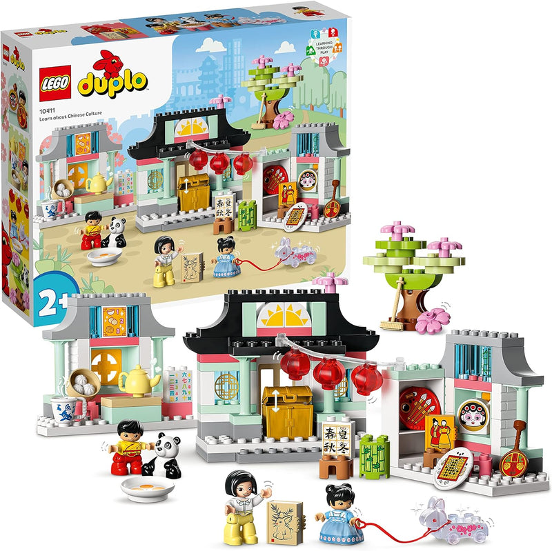 LEGO 10411 DUPLO Town Lerne etwas über die chinesische Kultur, Lernspielzeug für Kleinkinder ab 2 Ja