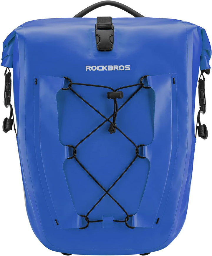 ROCKBROS Gepäckträgertasche Fahrradtasche für Gepäckträger 25L-32L 100% Wasserdicht Hinterradtaschen