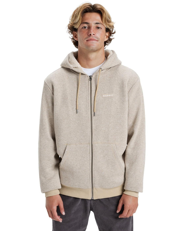 Quiksilver Herren Keller Sherpa Sweatshirt M Twill Heather, M Twill Heather