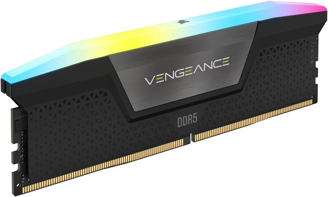 CORSAIR Vengeance RGB DDR5 RAM 32GB (2x16GB) 7000MHz CL34 Intel XMP 3.0 Desktop-Arbeitsspeicher – Sc