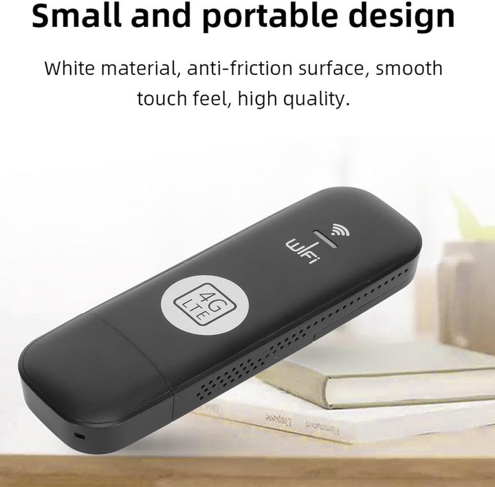 Tragbares 4G-LTE-USB-WLAN-Modem mit SIM-Kartensteckplatz, Hochgeschwindigkeit für 8 Benutzer, Unters