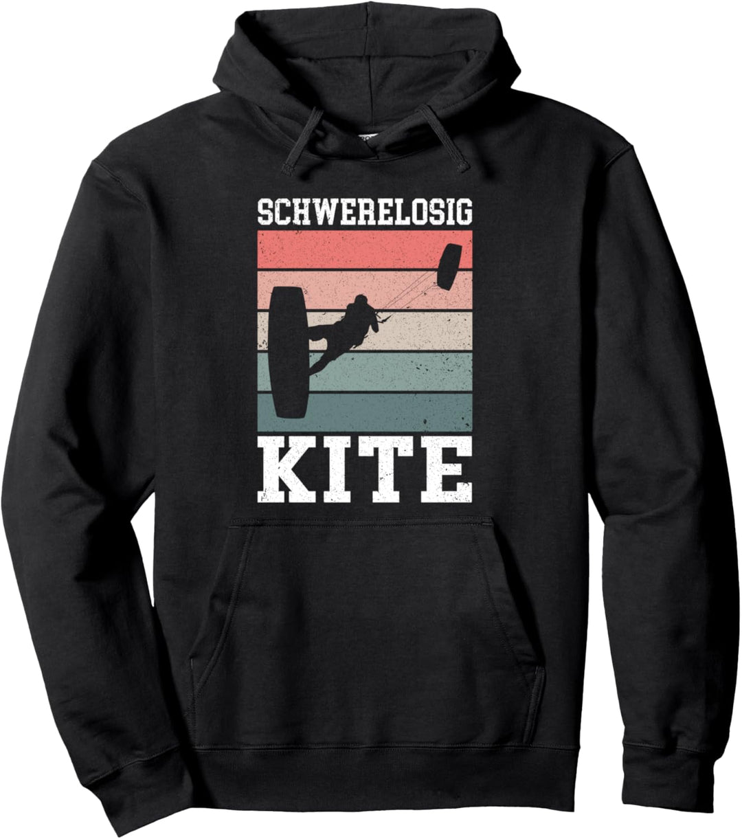 Schwerelosig Kite Kiteboarding Kiten Kitesurfer Kiter Pullover Hoodie