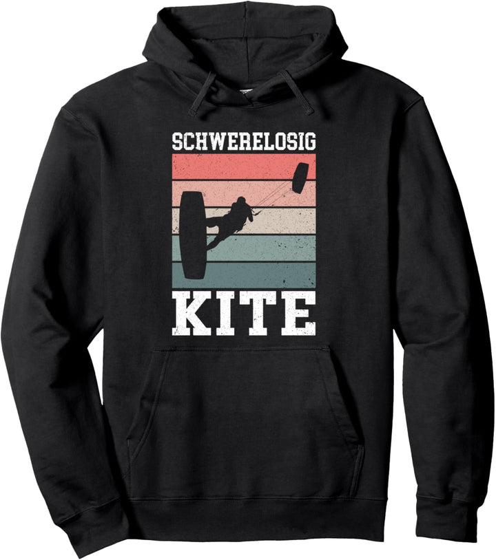 Schwerelosig Kite Kiteboarding Kiten Kitesurfer Kiter Pullover Hoodie
