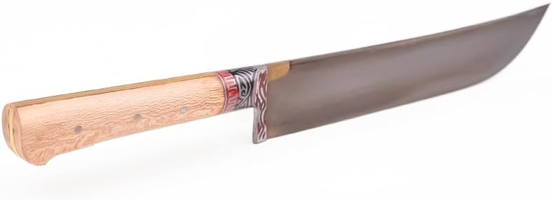 Usbekisches Kochmesser Klingen Kohlenstoffstahl Hartstahl Pchak Premium Küchenmesser inkl. Schutzhül