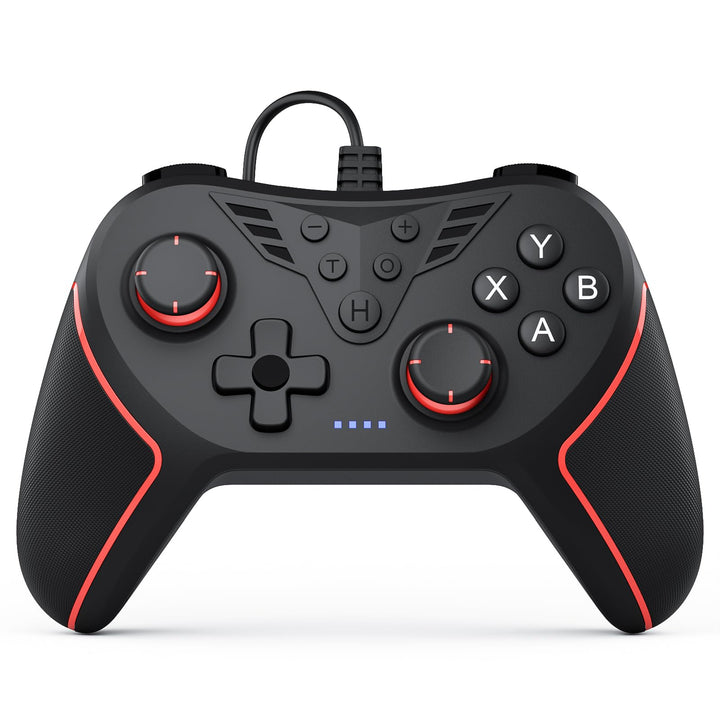 RivalPlay PC Controller mit 2-Tasten-Zuordnung, Kabelgebundener Joystick Controller Kompatibel für W