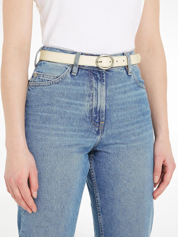 Calvin Klein Damen Gürtel 115 Weiss (Ivory), 115 Wei&#xDF; (Ivory)