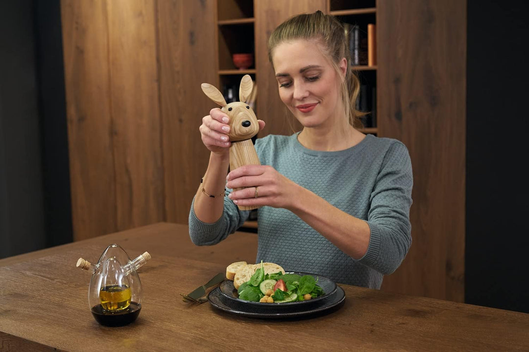 LEONARDO HOME 018699 CUCINA Gewürzmühle Holz braun Hase Gewürzmühle Hase, Gewürzmühle Hase
