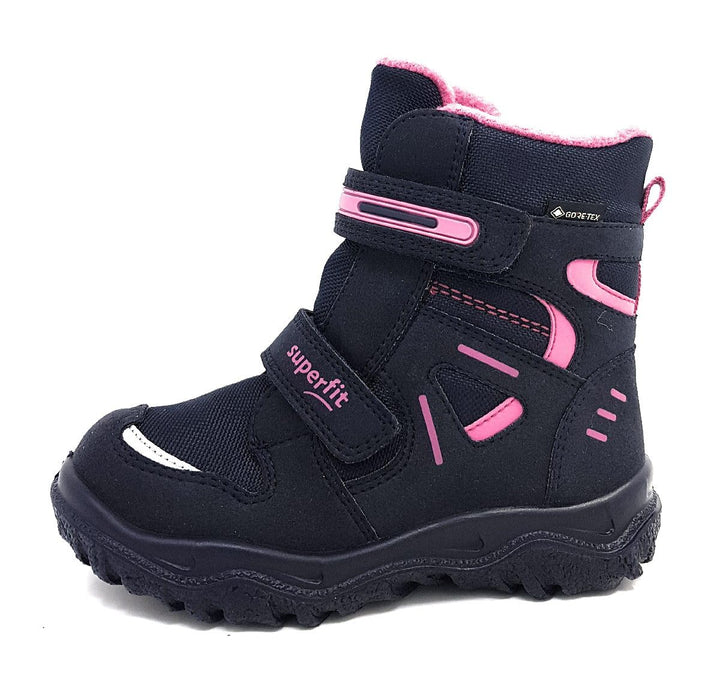 Superfit Mädchen Husky Warm Gefütterte Gore-tex Schneestiefel 25 EU Blau Rosa 8020, 25 EU Blau Rosa