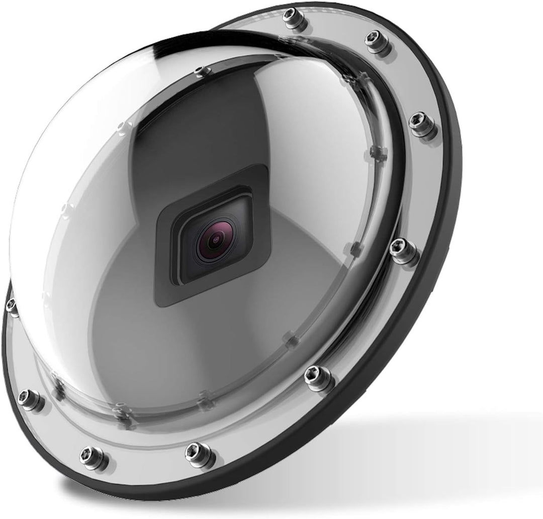 Suptig Dome, Dome Port, Unterwasserkuppel kompatibel für GoPro Hero 7 Black Hero 6 Hero 5 Hero 2018,