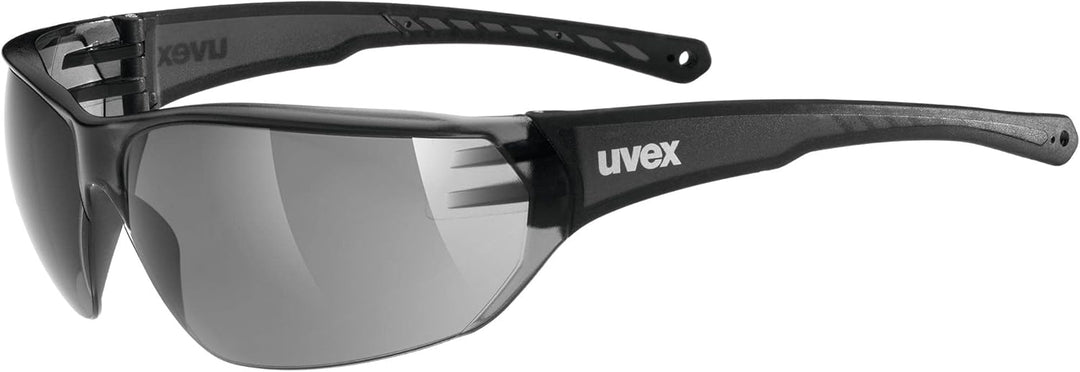 uvex Unisex – Erwachsene, sportstyle 223 Sportbrille Schwarz-Orange (black-orange) Einheitsgrösse Sp