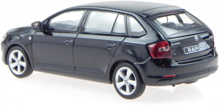 Skoda Rapid Spaceback schwarz Modellauto 143AB-030D Abrex 1:43