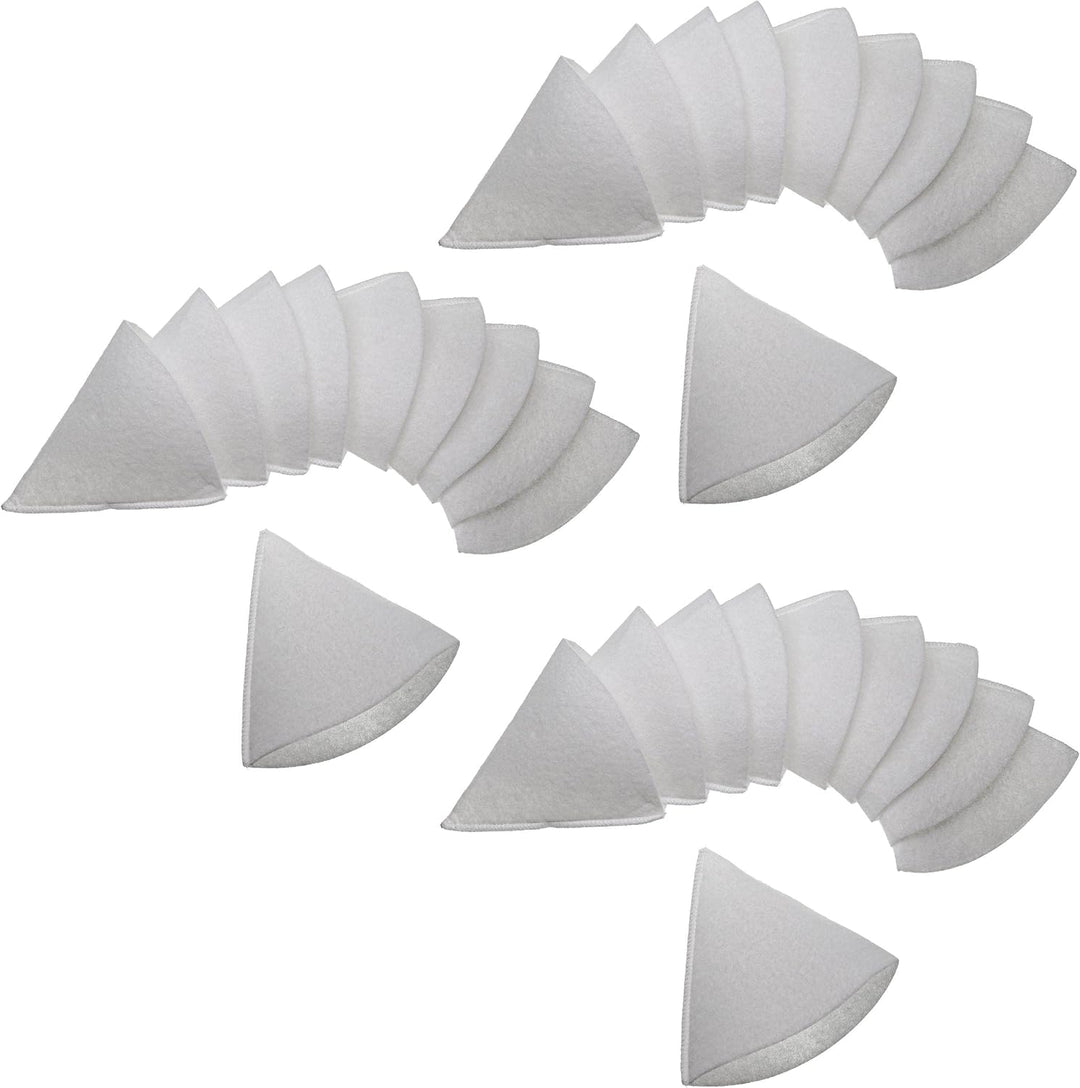 vhbw 30x Kegelfilter Ersatz für Zehnder 990320031 für Lüftungsanlage - Abluftfilter G4, DN 100 Weiss