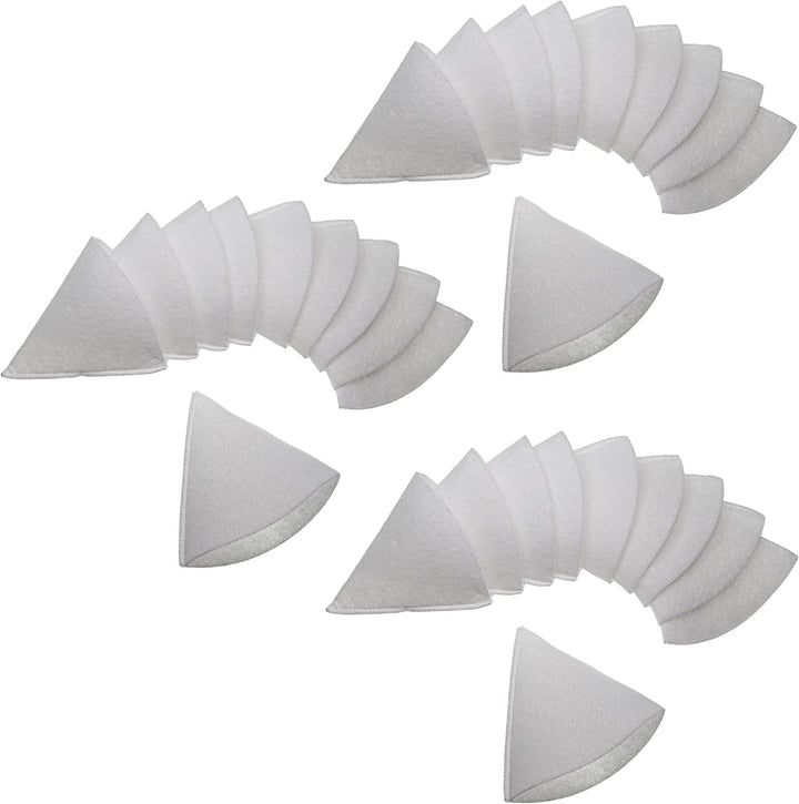 vhbw 30x Kegelfilter Ersatz für Zehnder 990320031 für Lüftungsanlage - Abluftfilter G4, DN 100 Weiss