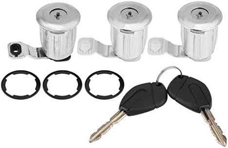 252522 Autotürschloss Barrel Set mit Schlüssel Ersatz für Peugeot Partner Citroen Berlingo Xsara(#1)