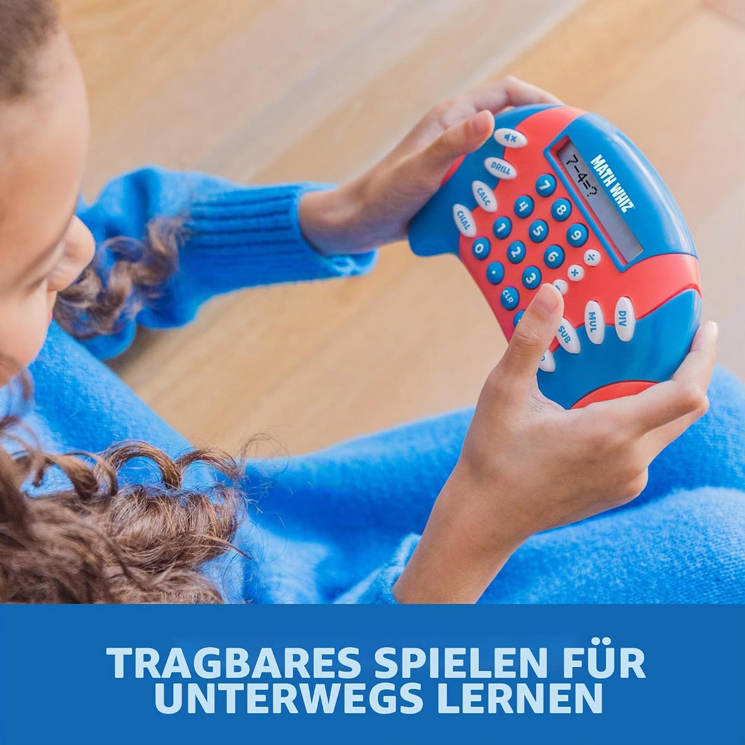 Learning Resources Math Whiz Mathetrainer, elektronisches Mathespiel, ab 6 Jahren, elektronisches Ha