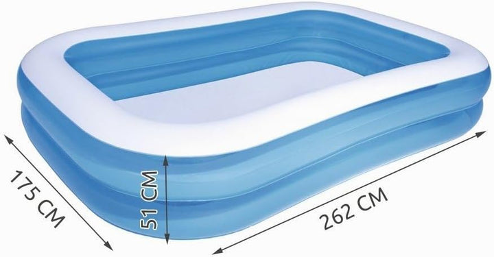 Family-Pool blau/weiss, Schwimmbecken Ab 2,51 m, Ab 2,51 m