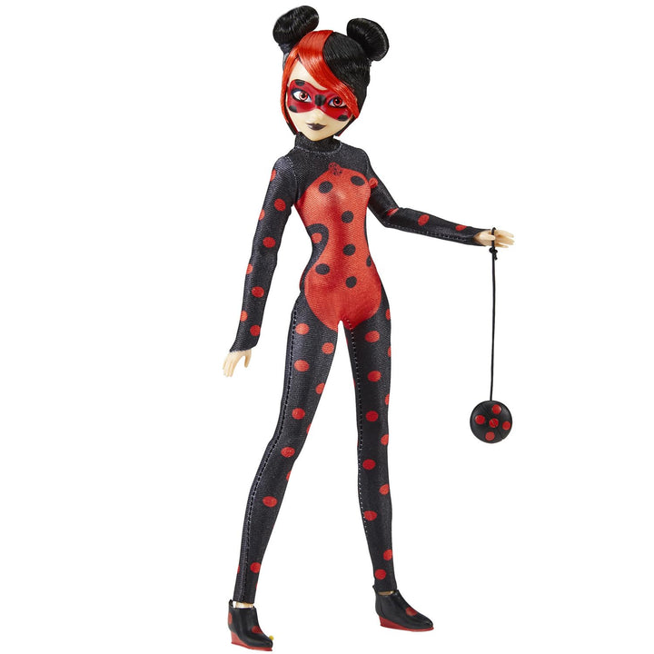 BANDAI - Miraculous - Shadybug-Puppe 26 cm - Bewegliche Modepuppe Alternative Version von Ladybug au