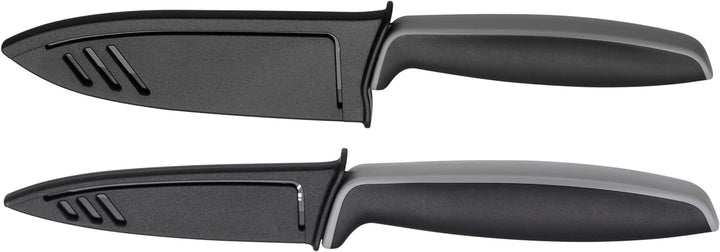 WMF Schneidebrett Tranchierbrett Touch schwarz 32 x 20 cm rechteckig aus Kunsstoff Saftrillen spülma
