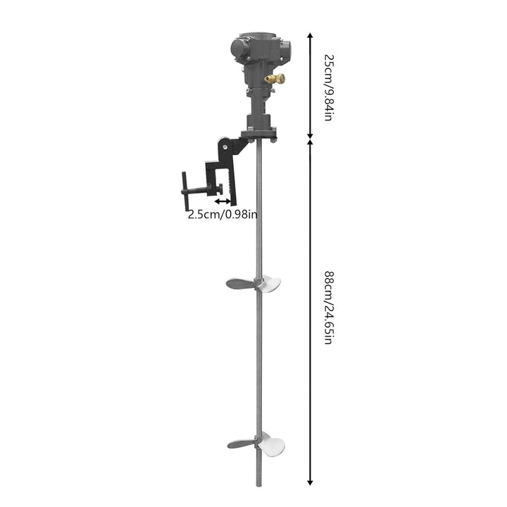 50 Gal Pneumatischer Rührwerk Farbmischer Pneumatische Rührer Horizontale Platte Sprosse Pneumatic P