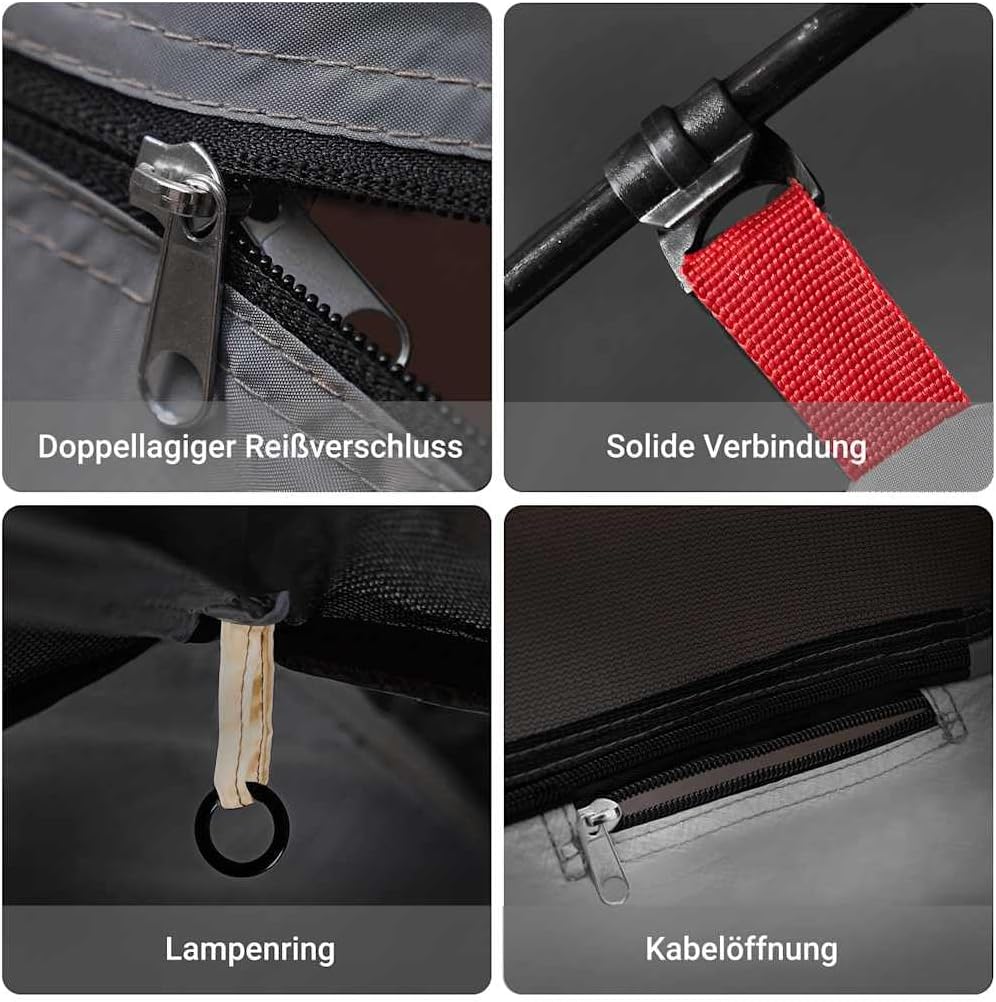 vidaXL Lagerzelt 9 Fächer Gartenzelt Unterstand Campingzelt Zelt 185T TAFT Blau, Blau