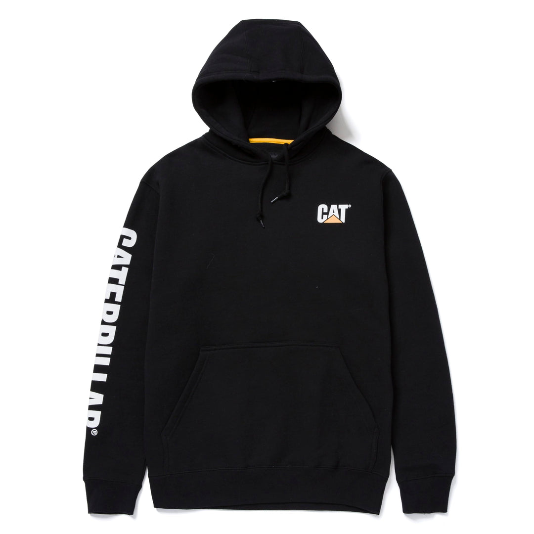 Caterpillar Herren Trademark Banner Kapuzen-Sweatshirt Kapuzenpullover 4XL Schwarz, 4XL Schwarz