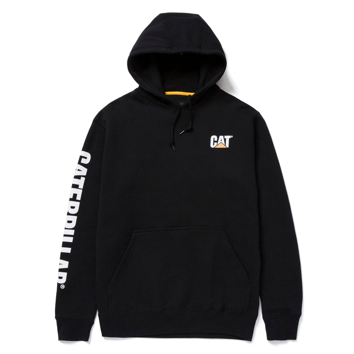 Caterpillar Herren Trademark Banner Kapuzen-Sweatshirt Kapuzenpullover 4XL Schwarz, 4XL Schwarz