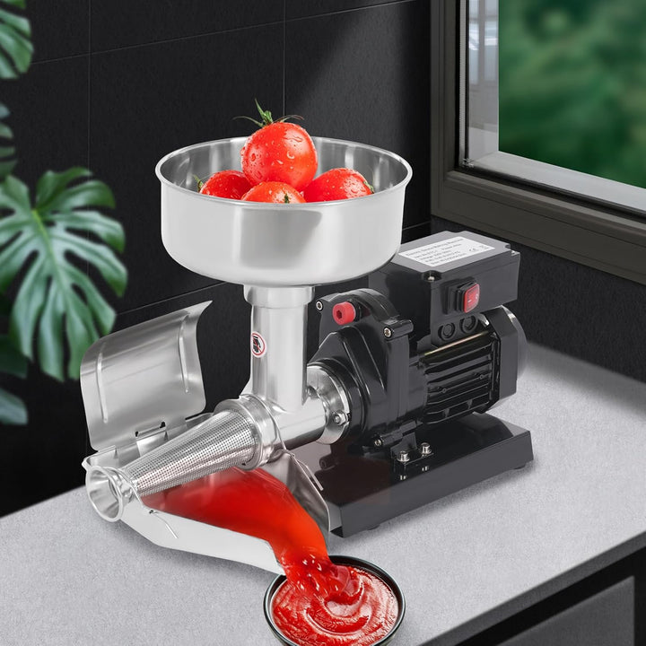 Elektrische Tomatenpresse 450W Edelstahl, Passiermaschine Für Tomatensauce, Erdbeersauce, Blaubeersa