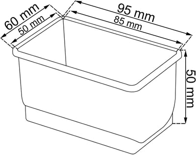 Keter 17187311 Werkzeugbox inkl. Sortimentskasten Master Pro Serie Cantilever Tool Box 22 Zoll, Kuns