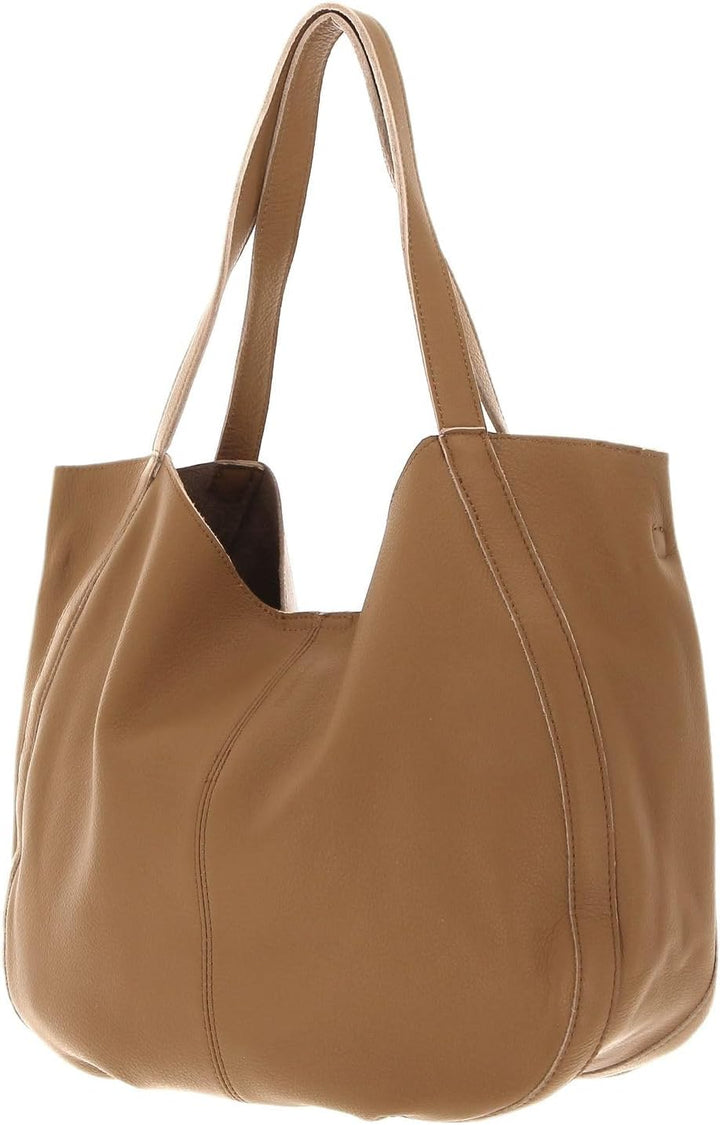 FREDsBRUDER Nastally Shopper Tasche Leder 44 cm Iced Coffee, Iced Coffee