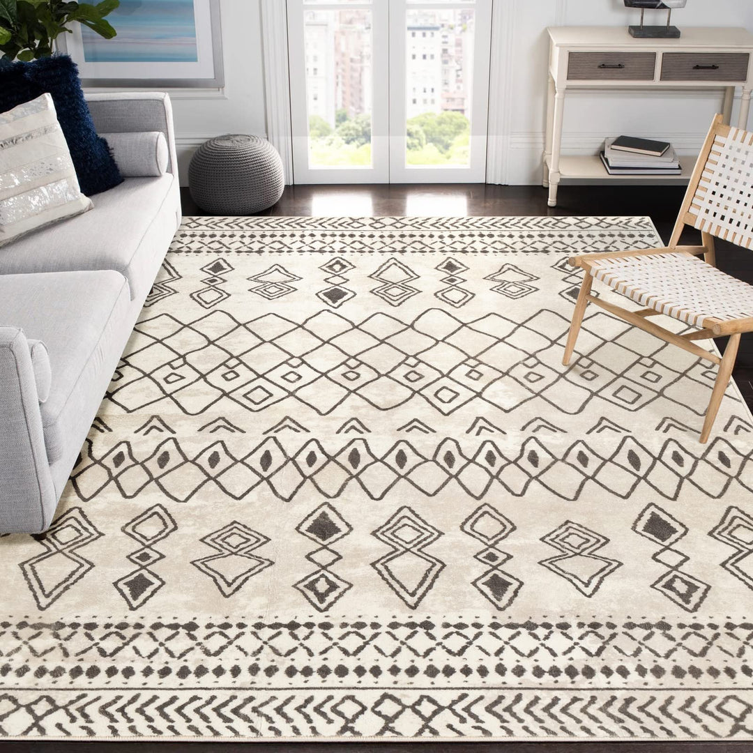 Carvapet Läufer Teppich 150x210cm rutschfest Lang Küchenteppich Waschbar Teppichläufer Weiche Mikrof