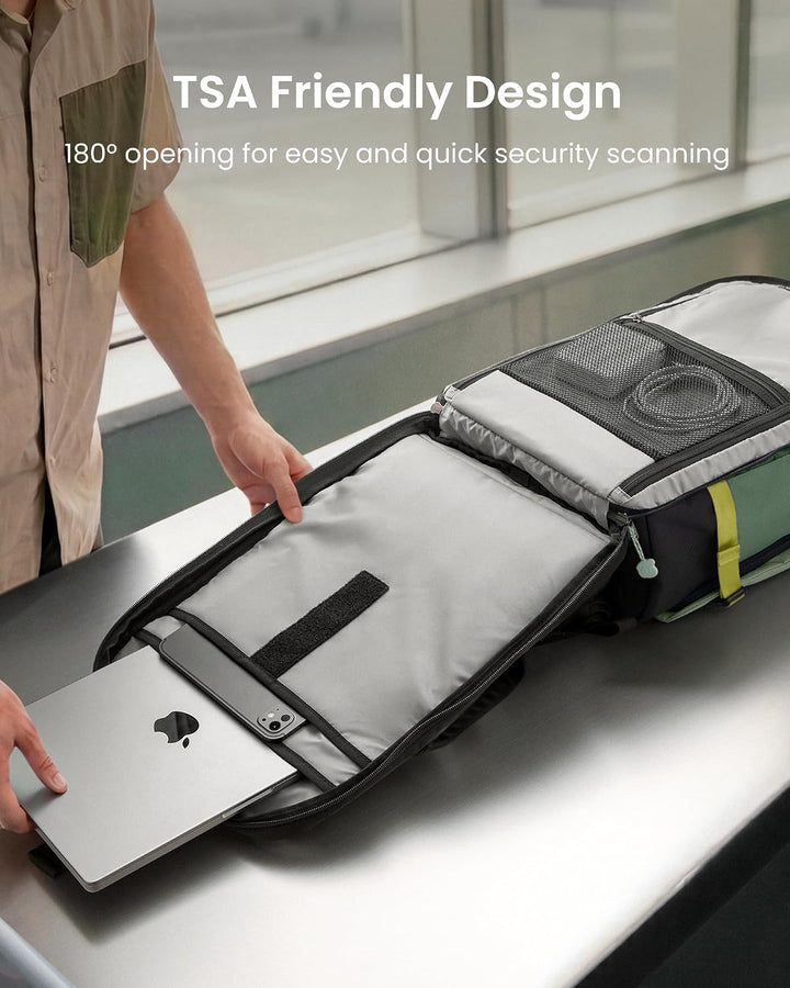 tomtoc 28L Reiserucksack, TSA-freundlicher Handgepäck Rucksack Flugzeug | Wasserdichter Easyjet Ruck