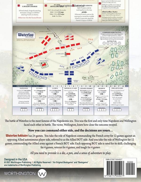 Waterloo Solitaire: An Original Bookgame (Original Bookgames), Taschenbuch