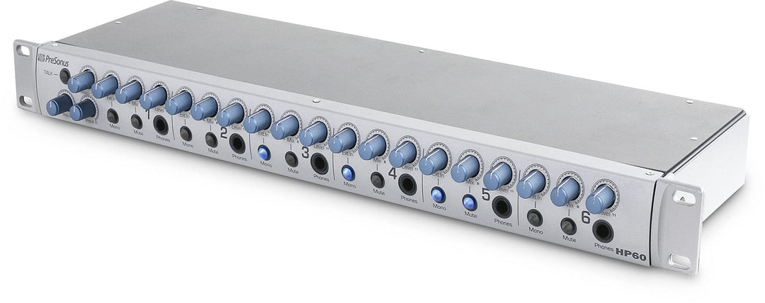 PreSonus HP60, 6-Kanal-Kopfhörerverstärker und Mischsystem, 6-Kanal-Kopfhörerverstärker
