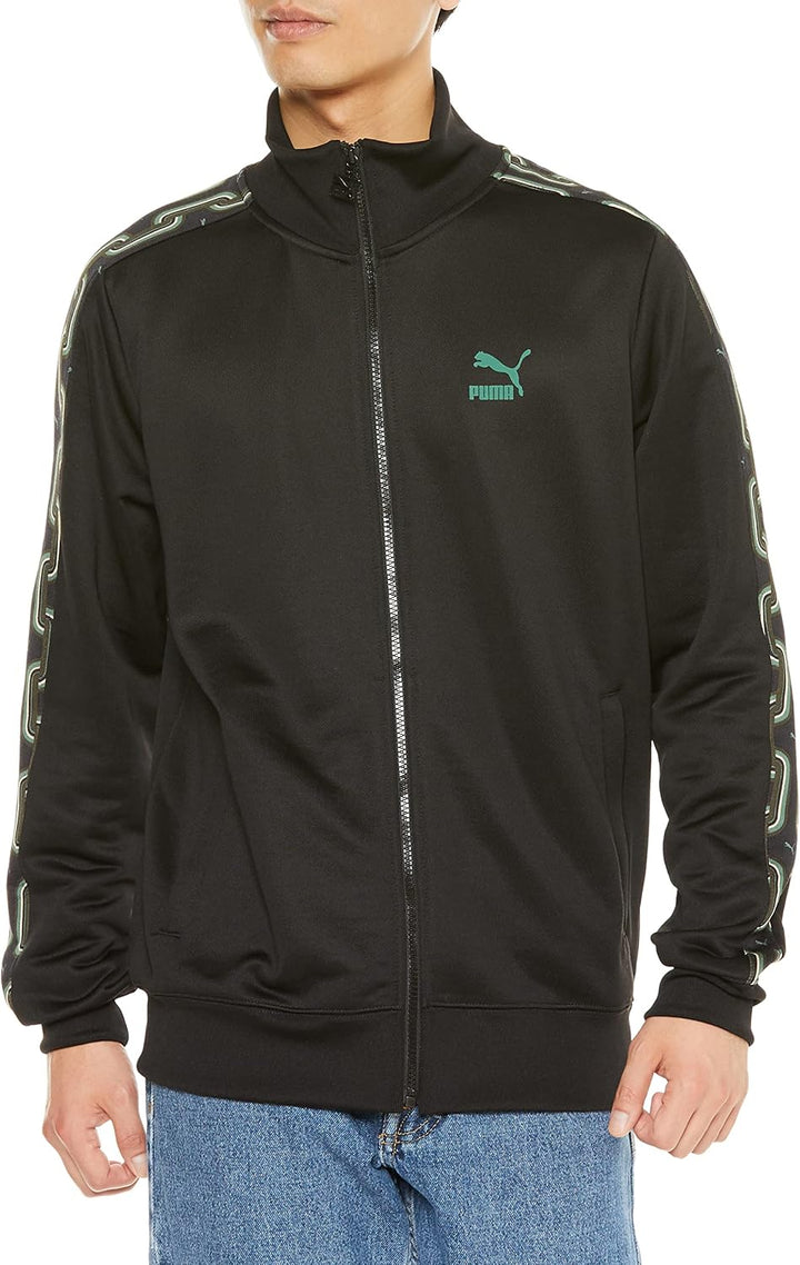 PUMA Herren Jackets T7 70s Trainingsjacke für Herren XL Black