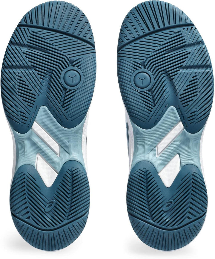 ASICS Unisex Kinder Gel-Game 9 Gs Sneaker 34.5 EU White Restful Teal, 34.5 EU White Restful Teal