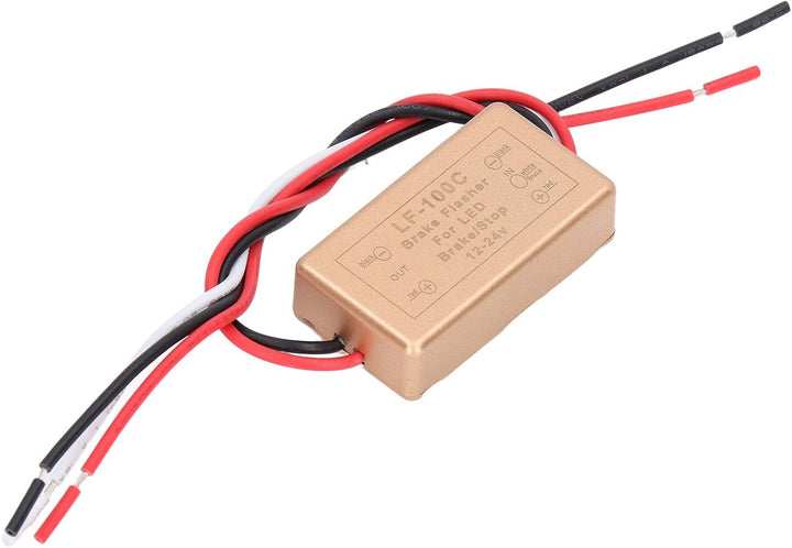 plplaaoo LED-Blitz-Stroboskop-Controller, ABS-Auto-Blinkmodul, Hochleistungs-Mini-Kompaktdesign für
