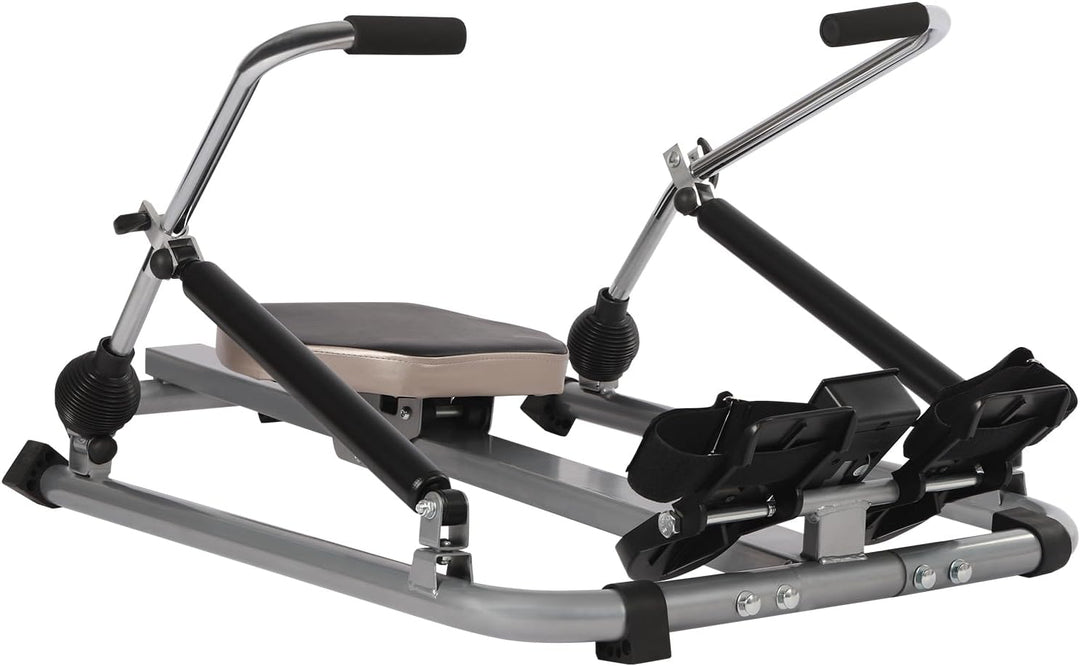 Rudergerät für Zuhause, Vertikale Aufbewahrung, Hydraulisches Fitness-Rudergerät, Verstellbarer Wide