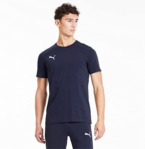PUMA Unisex ESS+ Tape Tee t-Shirt S Peacoat, S Peacoat