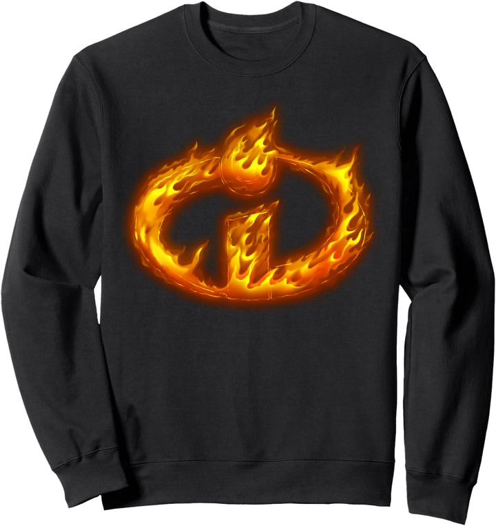 Disney Pixar Incredibles Flame Logo Sweatshirt