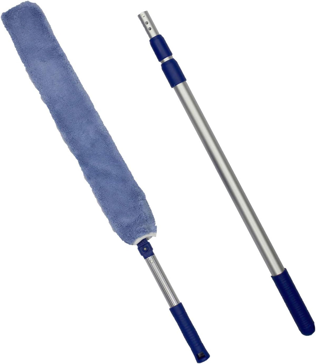 Putzen wie die Profis – Flex Dusty Staubwedel mit Teleskopstiel (70–175cm) - Flexibler Microfaser-St
