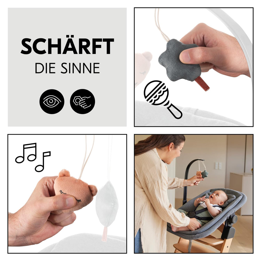 hauck Spielbogen für Highchair Bouncer Babywippe (nicht mit anderen Modellen kompatibel), mit Quiets